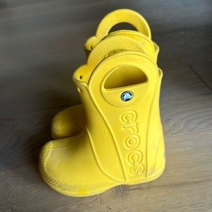 Crocs toddler rain boots